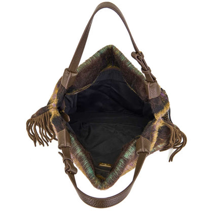 Borsa shopping KeralaLa Carrie 162M-TX-471 donna Marrone