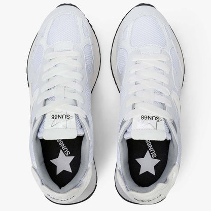 Sneakers SUN68 "STARGIRL SILVER MESH" Z36216-01