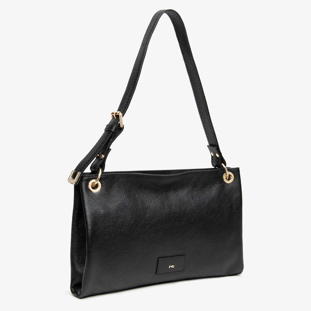 Borsa a spalla in pelle NeroGiardini I644323D-100 donna