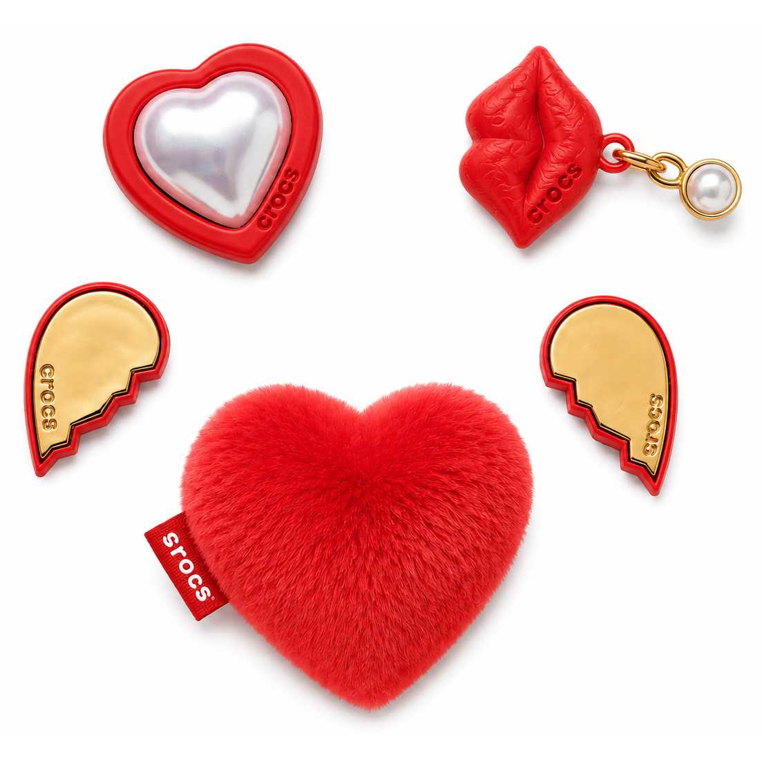 Jibbitz™ Charms per Sabot Unisex stars and bows 5pz