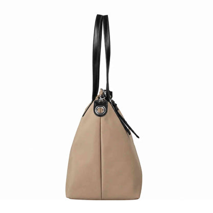 Borsa a spalla REBELLE NOA NYLON creta