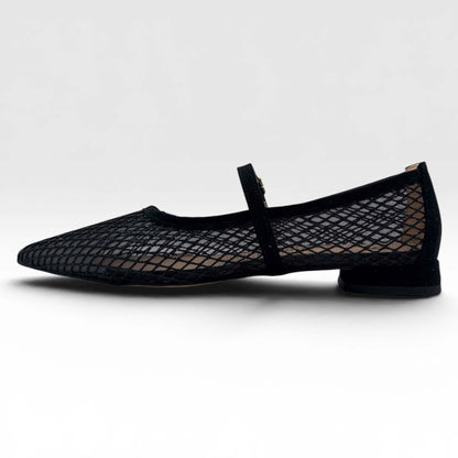 Ballerine Divine Follie 57-103048 Donna Rete Nero | Elegante e Comoda
