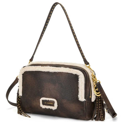Borsa a spalla Warmtouch La Carrie 162M-FA-120 donna Marrone