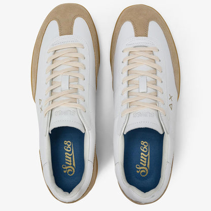 Sneakers uomo Bowling SUN68 California Sun Leather Z36143-0116 |  Comoda e Fashion