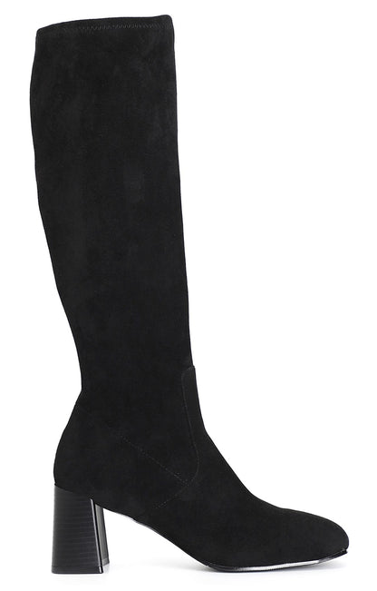 Stivali CafèNoir GD9018 scarpe donna in microfibra elasticizzata