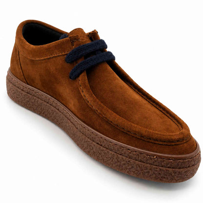 Scarpe KEBO LG5006 Stringate in Camoscio Marrone