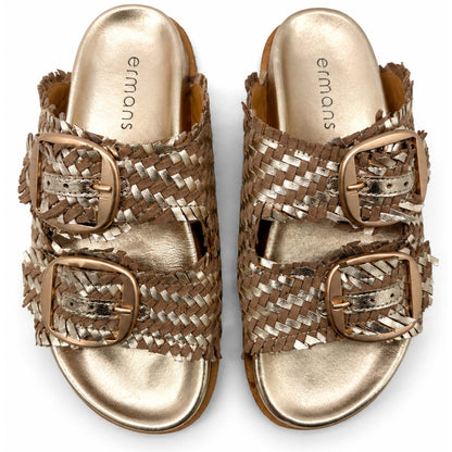Sandali Ermans art.7413 donna platino