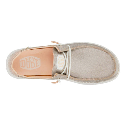 Scarpe Hey Dude Wendy Metallic Sparkle donna 41082-7D9 | leggere, tendenza e slip-on