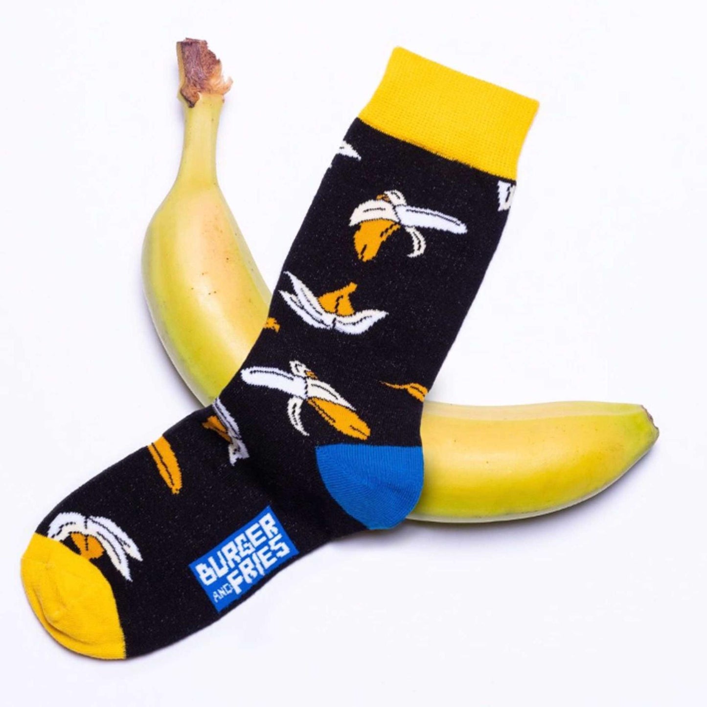 Calze Food Socks BF1008 "Bananarama" Socks Burger and Fries