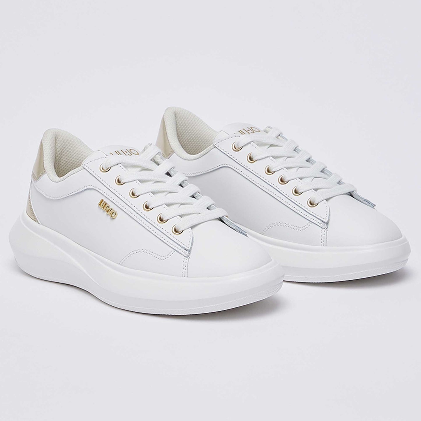 Sneakers LIU JO "Casper 01" BA6069 bianco/oro