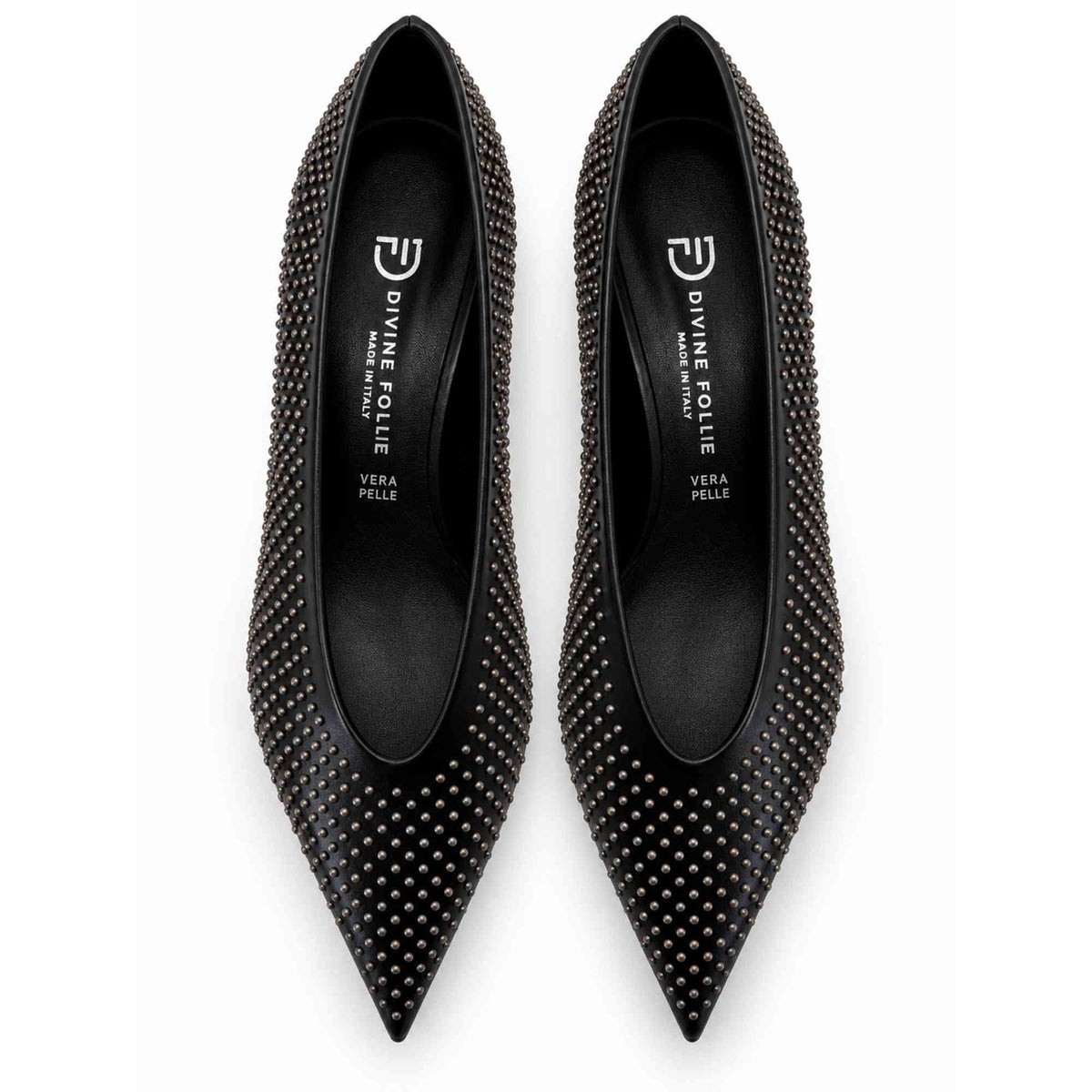 Decolte borchiato Divine Follie 7376 nero