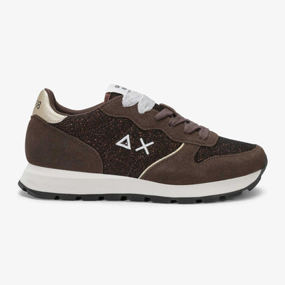 Sneakers SUN68 "ALLY GLITTER TEXTILE" Z46204-08 Marrone