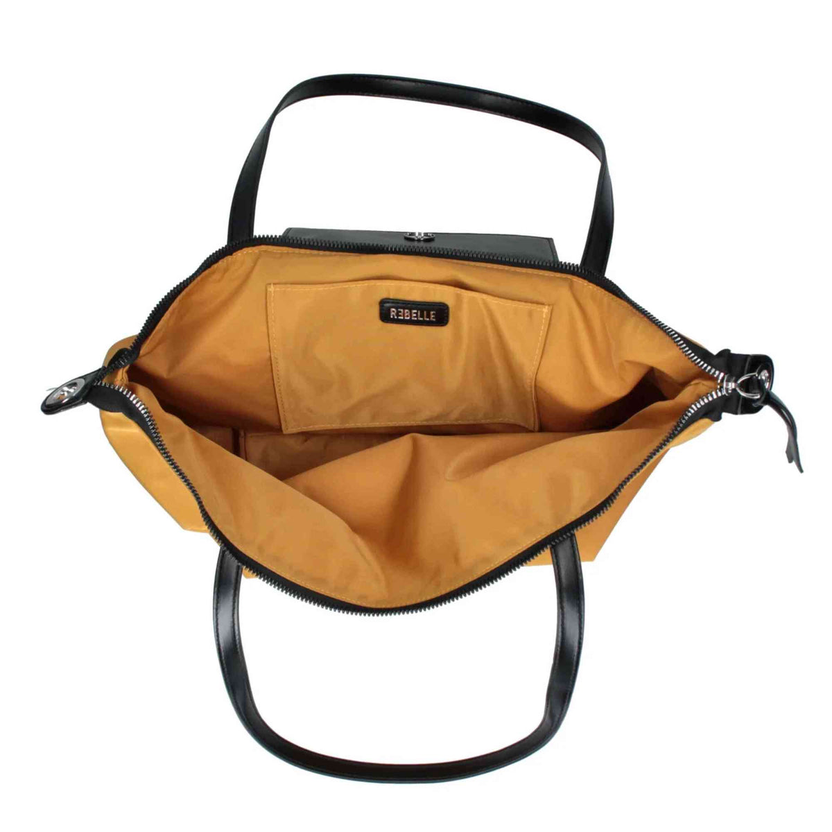 Borsa a spalla REBELLE NOA NYLON Giallo Mostarda
