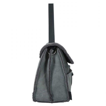 Borsa a cartella  REBELLE CLIO HYPER borsa donna in pelle grigio