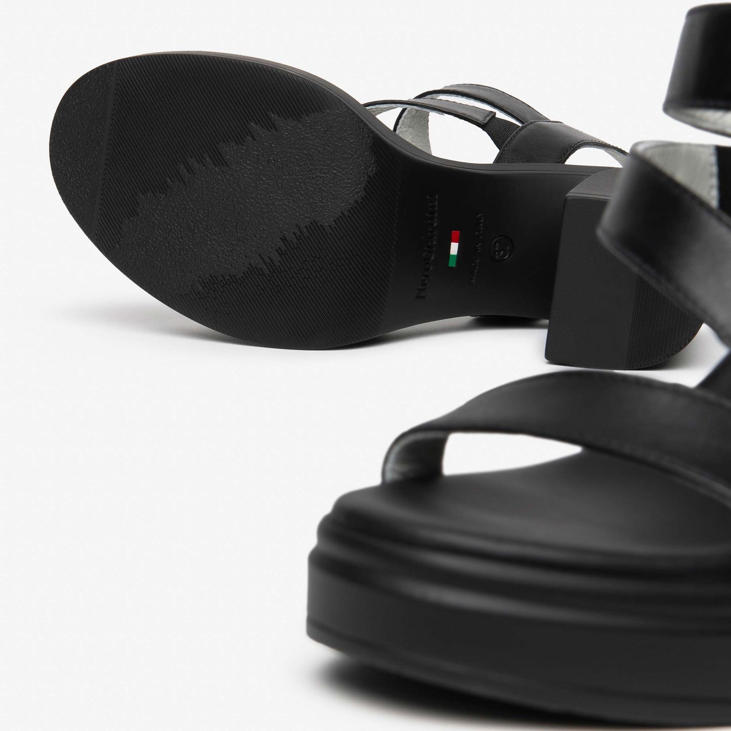 Sandali NeroGiardini E616080-100 E616080 6080 scarpe