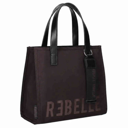 Borsa REBELLE POPPY NYLON Mini Bag donnaMarrone wengè