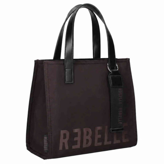 Rebelle Poppy Wengé mini bag marrone vista frontale