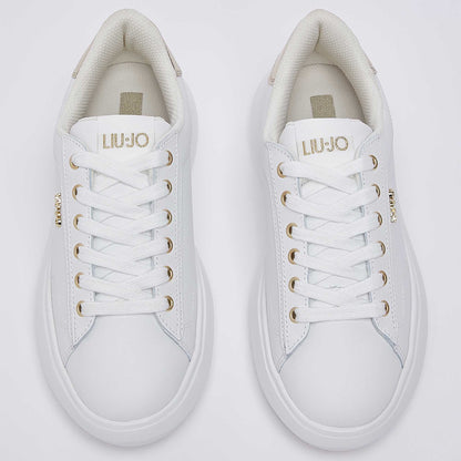 Sneakers LIU JO "Casper 01" BA6069 bianco/oro