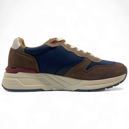 Sneaker Blauer "RAY02" scarpe uomo blu/marrone