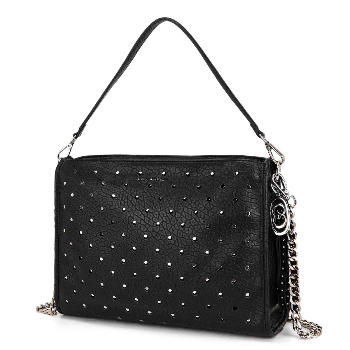 Borsa a spalla Downtown La Carrie 162P-MD-240 donna Nera