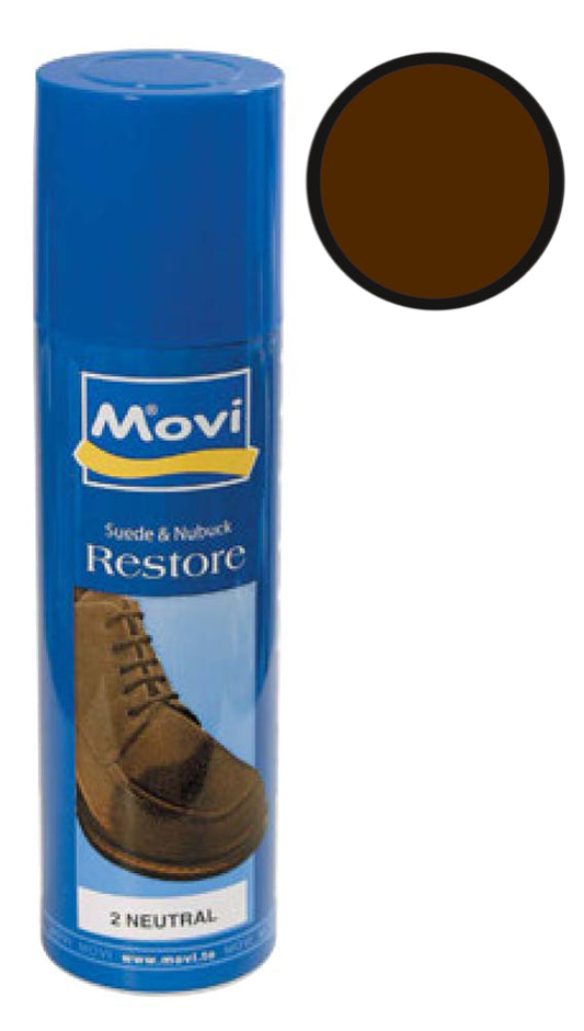 Spray ravvivante per camoscio e nubuck di colore marrone scuro
