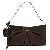 Borsa a spalla in pelle NeroGiardini I644341D-300 donna Marrone