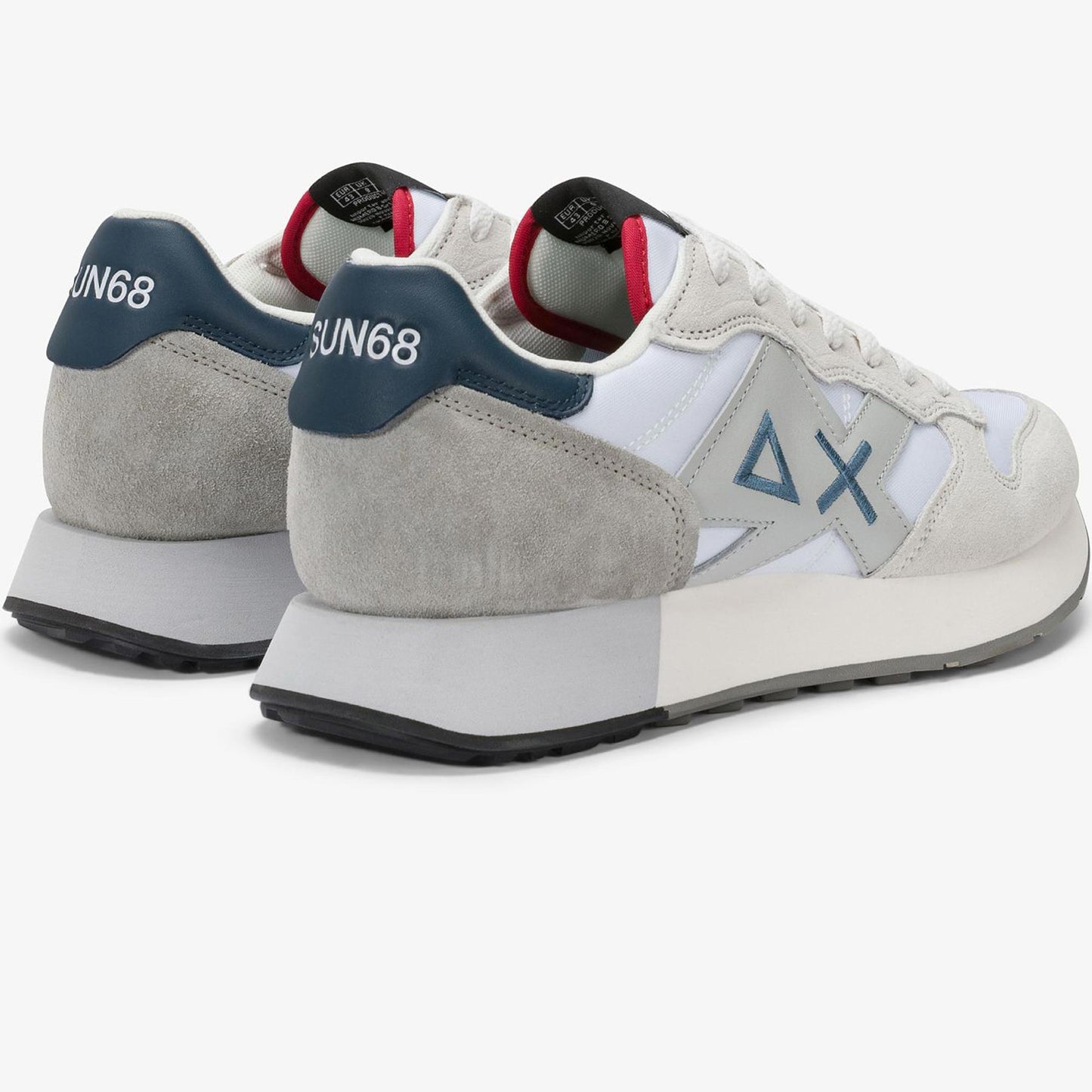 Sneakers uomo SUN68 Jaki Solid Z36115-01 Bianca | Casual e Sportiva