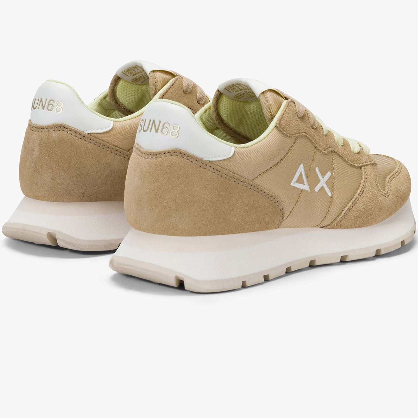 Sneakers SUN68 Ally Solid Nylon Donna Z36201-16 Beige | Comode e Trendy
