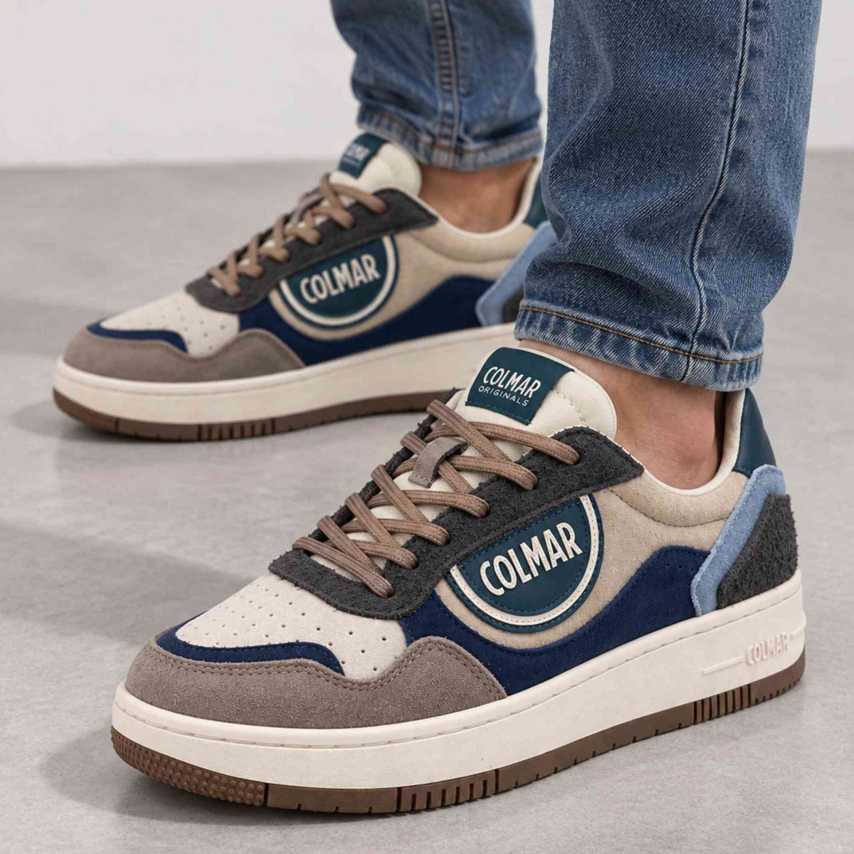 Sneaker Colmar Austin Effect E098 Uomo Verde/Blu