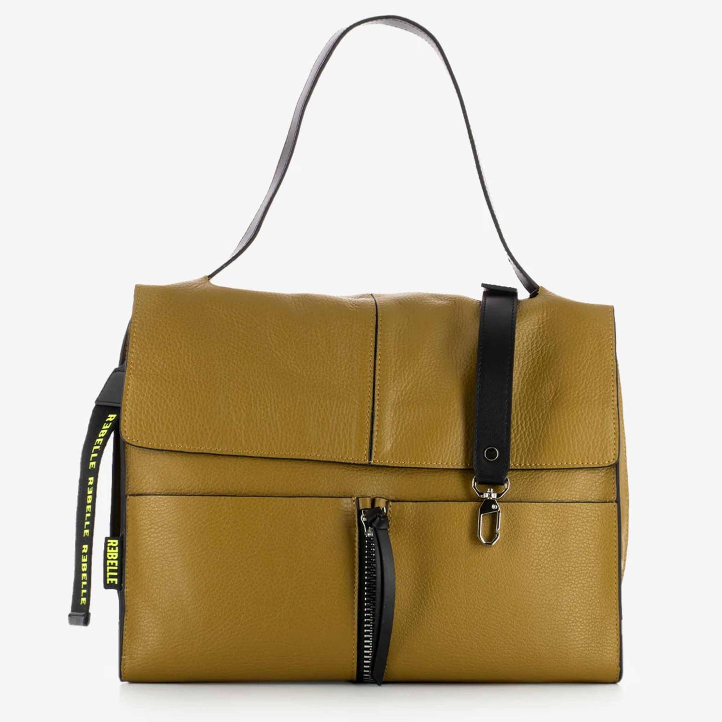 Borsa a cartella  REBELLE CLIO SATCHEL L senape