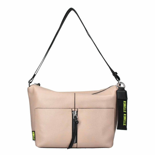 Borsa a spalla  REBELLE LYCAENA BIG Beige Blush