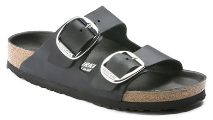 Sandali Arizona Big Buckle Birkenstock in pelle nera 1011075 (35-41)