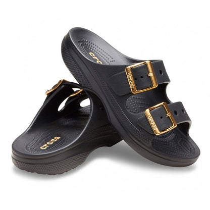 Sandali Croc Saturday Metallic Buckle 213316 ciabatte Crocs nero