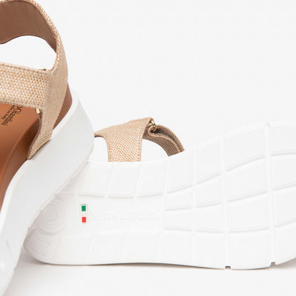 Sandali Platform NeroGiardini Donna Marrone E617061-420 | Pelle, Corda