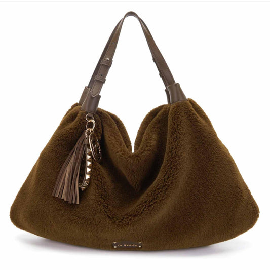 Shopper La Carrie 152M-TX-245 Teddy Soft marrone