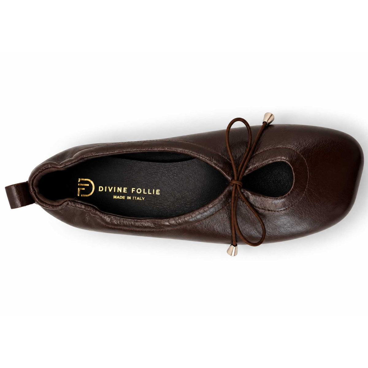 Ballerine Divine Follie "LW43" donna pelle marrone