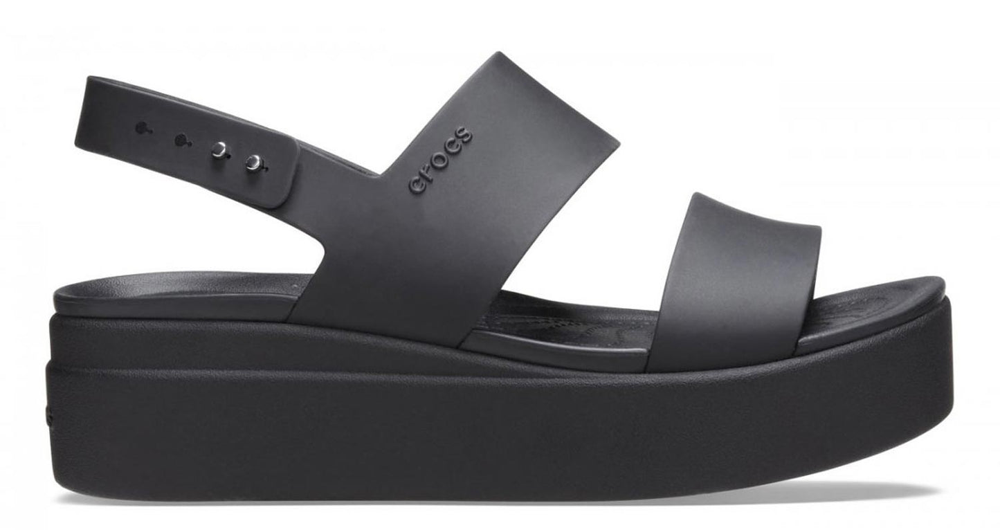 Sandali Crocs Brooklyn Low Wedge 206453-060 nero
