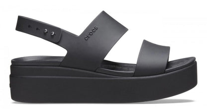 Sandali Crocs Brooklyn Low Wedge 206453-060 nero