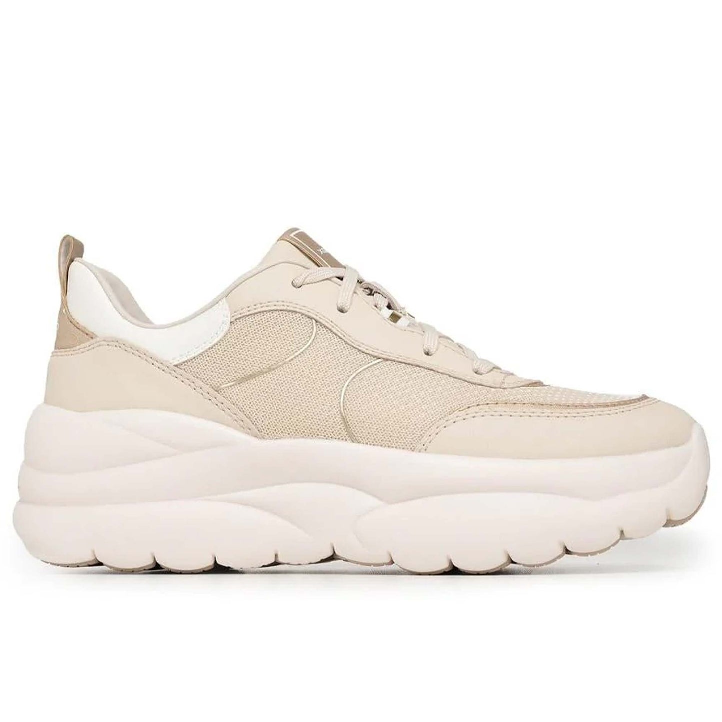 Sneakers GEOX "XTORS" D651FB papyrus/gold