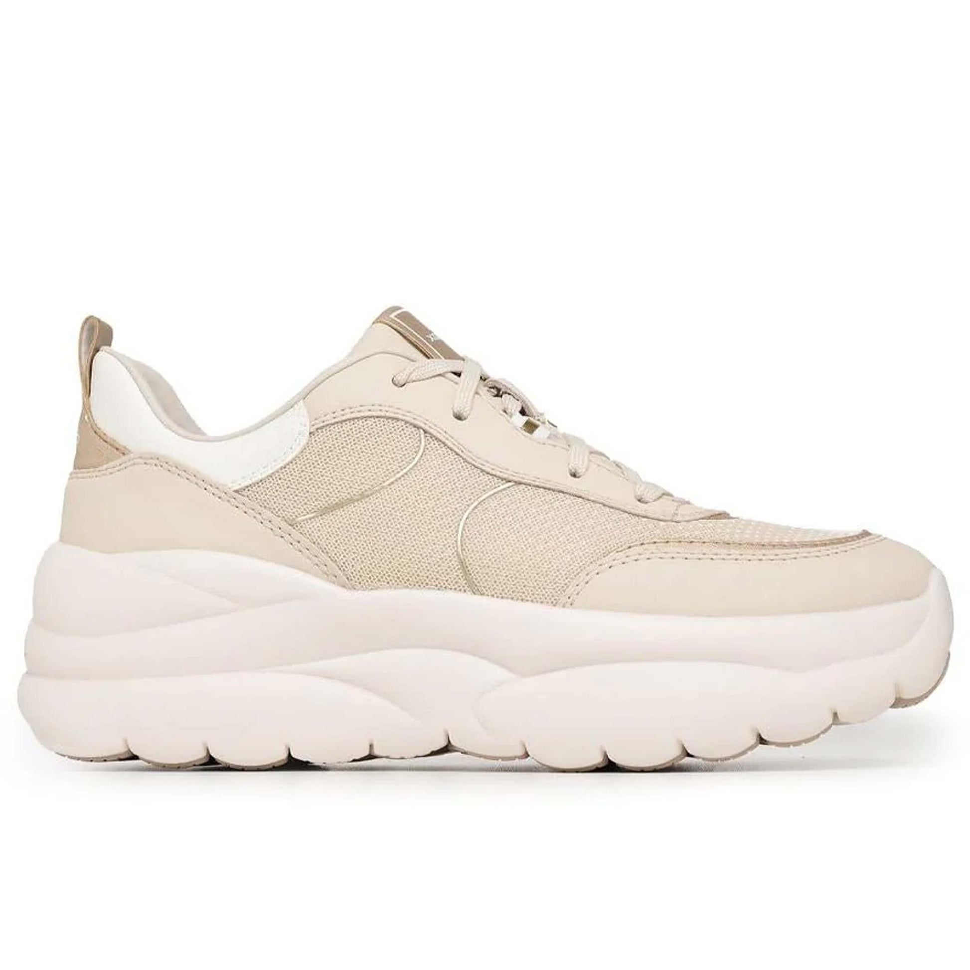 Sneakers GEOX "XTORS" D651FB papyrus/gold