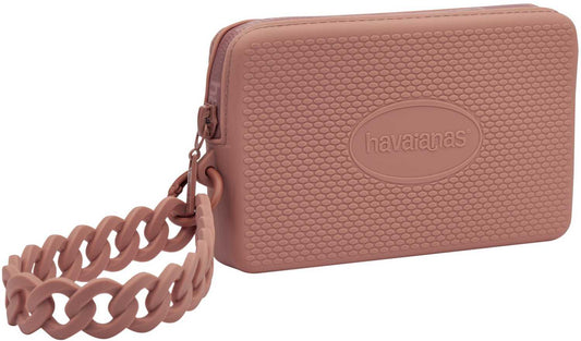 Borsa donna Mini bag Chain Havaianas in  silicone rosa