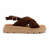 Sandali Ermans K1542 Platform donna marrone
