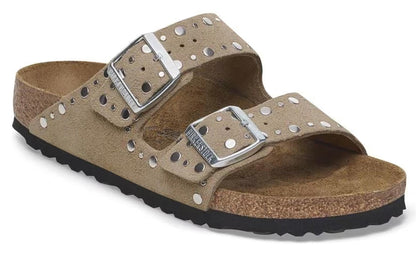 Sandali Arizona Rivet  Birkenstock camoscio taupe 1029390 (36-41)