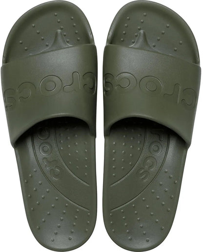 Sandali Croc slide 210088 ciabatte slide Crocs verde militare