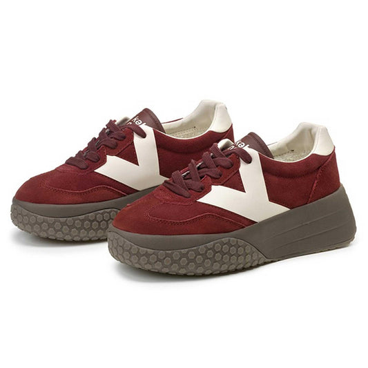 Sneakers Keh-Noo 9767 scarpe Rosso Bordeaux