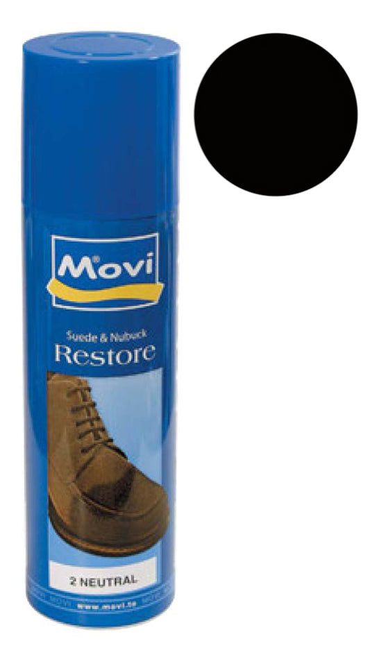 Spray ravvivante per camoscio e nubuck di colore nero