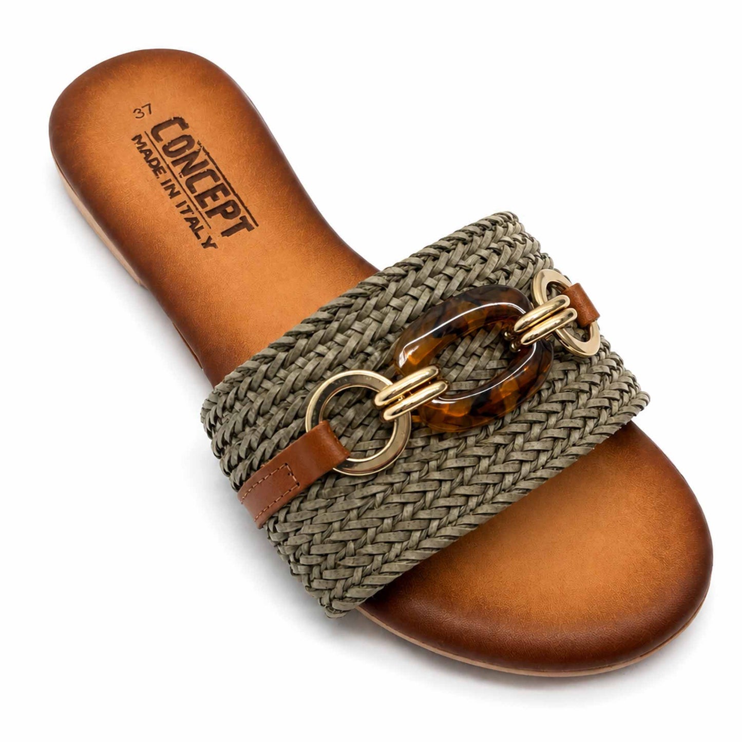 Ciabatta Concept 17113 Sandali donna Verde Salvia