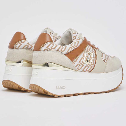 Sneakers LIU JO "Maxi Wonder PLUS 02" BA6019 beige