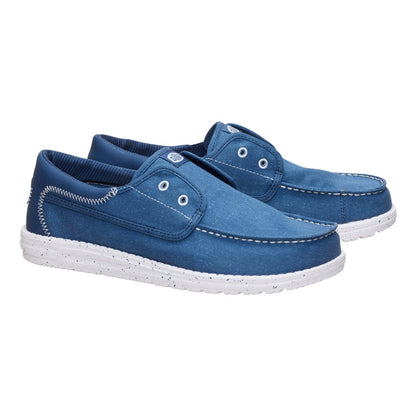 Scarpe Hey Dude Wally Cru Stretch Canvas Uomo 45141-4ZL | Comode, leggere, slip-on