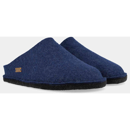 Pantofole uomo HAFLINGER Soft 31101072 blu jeans - dettaglio 4
